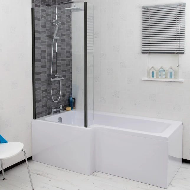 L shape bath