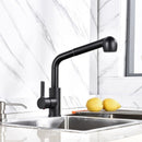 MIA BLACK PULL OUT SPRAY MODERN KITCHEN MIXER TAP SINGLE LEVER SWIVEL SPOUT
