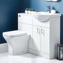 Anas Lanza 600x807x340mm Floorstanding WC Unit White POLAR-600WCUNIT