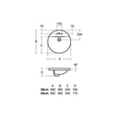 Ideal Standard Concept Sphere 400mm Countertop Basin 1 Tap Hole - White E500801