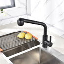 MIA BLACK PULL OUT SPRAY MODERN KITCHEN MIXER TAP SINGLE LEVER SWIVEL SPOUT