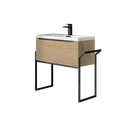 Anas Universal Frame Only For 500/600/800mm Muro Furniture Matt Black MUROMONOFRAME