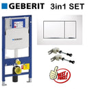 Geberit Duofix Up320 1.12m Sigma30 Cistern Wall Hung Concealed Wc Toilet Frame Set 111.383.00.3  + 115.883.JT.1