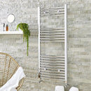 25mm Straight Towel Rail 500x1000mm Chrome 25STR510C