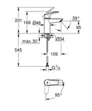 Grohe Eurosmart Basin Mixer S Smth ES 32154003