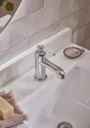 Tavistock Lansdown Mono Basin Mixer With Click Waste Traditional Chrome TLD25