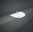 RAK Ceramics Morning 550mm Wall Hung Basin 1 Tap Hole MORSR5501AWHA