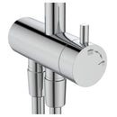 Ideal Standard Ceraflow T25+ Shower Diverter System with 260mm 2 Function Showerhead and 100mm 2 Function Handspray - Chrome BD747AA