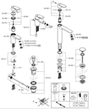 Grohe Eurosmart Cosmopolitan Basin Mixer Tap 1/2 S-size Chrome 3282500E