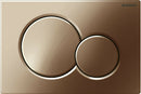 GEBERIT SIGMA01 MODERN DUAL FLUSH PLATE SPECIAL FINE BRASS BATHROOM UP320 NEW
