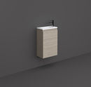 RAK Ceramics Wall Hung Vanity 40cm Grey Elm JOYWH040EGY + JOYWB4106AWHA