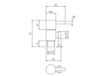 JTP Lever Angle Valve - Chrome