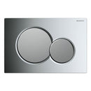 Geberit Sigma01 Dual Flush Plate Gloss Chrome & Matt Chrome 115.770.KA.5