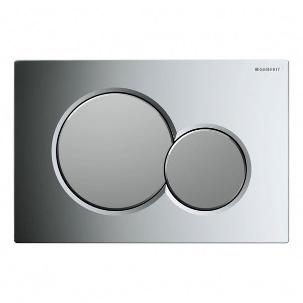 Geberit Sigma01 Dual Flush Plate Gloss Chrome & Matt Chrome 115.770.KA.5