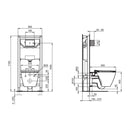 Ideal Standard Retail Strada Ii Wall Mounted Wc Pan With Horizontal Outlet And Aquablade Technology Toilet Seat And Cover T299701 + T360001