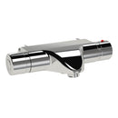 JTP Wall Mounted Thermostatic Bath Shower Mixer Tap - Chrome