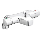 JTP Deck Mounted Thermostatic Bath Shower Mixer Tap - Chrome