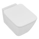 Ideal Standard Retail Strada Ii Wall Mounted Wc Pan With Horizontal Outlet And Aquablade Technology Toilet Seat And Cover T299701 + T360001