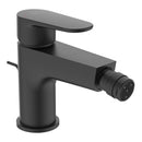 Ideal Standard Cerafine O Single Lever Bidet Mixer w/ Metal Pop-up Waste - Silk Black BC705XG