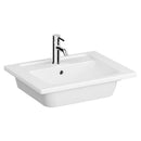 VitrA Integra 600mm x 465mm 1 Tap Hole Vanity Basin w/ Overflow Hole - White 7055B003-0001