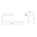 JTP Florence Towel Ring - Chrome