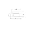 JTP Florence Soap Dish - Chrome