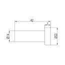 JTP Florence Single Robe Hook - Chrome