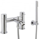JTP Fonti Deck Mounted Bath Shower Mixer With Kit - Chrome