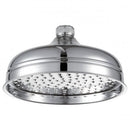 JTP Victorian Fixed Shower Head - 125mm Diameter - Chrome