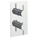 JTP Florence 1 Outlet Thermostatic Concealed Shower Valve - Chrome