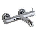 JTP Florence Wall Mounted Thermostatic Bath Filler Tap - Chrome