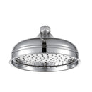 JTP Victorian Fixed Shower Head - 150mm Diameter - Chrome