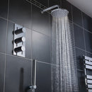 JTP Florence 3 Outlet 3 Handle Thermostatic Concealed Shower Valve - Chrome