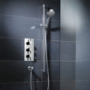 JTP Florence 3 Outlet 3 Handle Thermostatic Concealed Shower Valve - Chrome