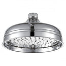 JTP Victorian Fixed Shower Head - 200mm Diameter - Chrome