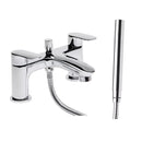 Tavistock Avid 2 Tap Hole Deck Mounted Bath Shower Mixer With Handset - Chrome TAV42