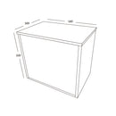 Anas Michelle 800mm Fluted Vanity Unit With Side Storage & Worktop & Basin Reed Green