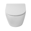 Grohe 0.82 WC Frame Chrome Plate Rimless Wall Hung Toilet Pan And Soft Close Seat 38773000