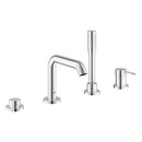Grohe Essence New 4 Tap Holes Single Lever Bath Combination - Chrome 19578001