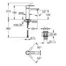Grohe Lineare Basin Mixer Tap1/2″ S-size 23106001