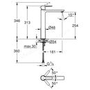 Grohe Lineare Basin mixer 1/2 XL-Size Chrome 23405001