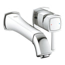 Grohe Grandera 2 Tap Hole; Basin Mixer Tap M-size Wall Mounted Trim Set Only Chrome 19930000
