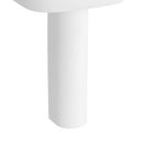 VitrA Milton 550mm Washbasin With Pedestal 1 Tap Hole 5751L003-0999