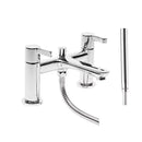 Tavistock Revive 2 Tap Hole Deck Mounted Bath Shower Mixer - Chrome TRV42