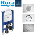 Roca Duplo 0.82 Concealed Cistern WC Frame & PL4 Plate For Rimless Toilet