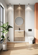 Anas Muro PLUS Wall Hung Anas Muro PLUS Wall Hung 500x375x355mm Basin Cab Basin Cab Davos Oak MUROPLUS-500WALL-DAVOS + BASIN-515-365-CER