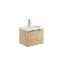 Anas Muro PLUS Wall Hung Anas Muro PLUS Wall Hung 500x375x355mm Basin Cab Basin Cab Davos Oak MUROPLUS-500WALL-DAVOS + BASIN-515-365-CER