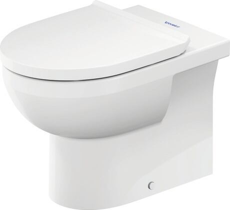 Duravit No.1 400x365x570mm Floorstanding Rimless Toilet White and seat cover with soft close hinge 20090920002 + 0020790000