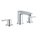 Grohe Eurostyle Cosmopolitan 3 Tap Hole Basin Mixer Tap S-size Chrome 20208002