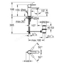 Grohe Lineare Ohm Basin Mixer 1/2″ Xs-size Chrome 32109001